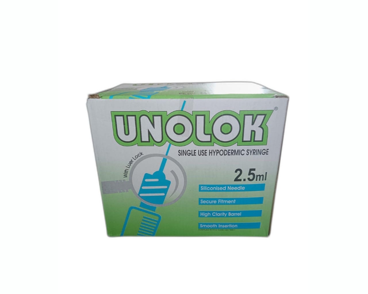 Unolok 2.5ml syringe